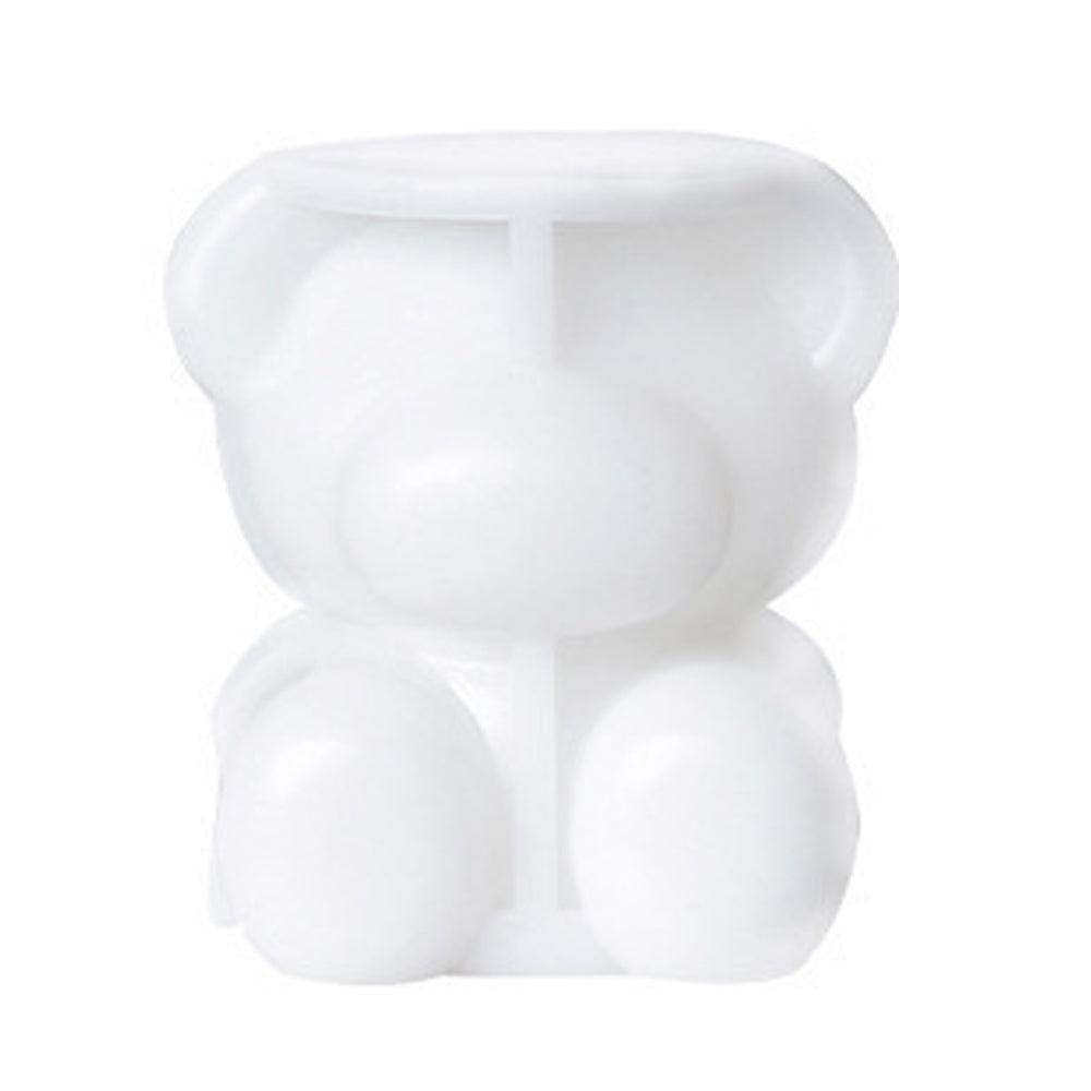 2Pcs Little Bear Shape Ice Cube Maker