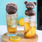 2Pcs Little Bear Shape Ice Cube Maker