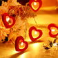 20LEDs Battery Operated Valentine's Day LED Heart String Light