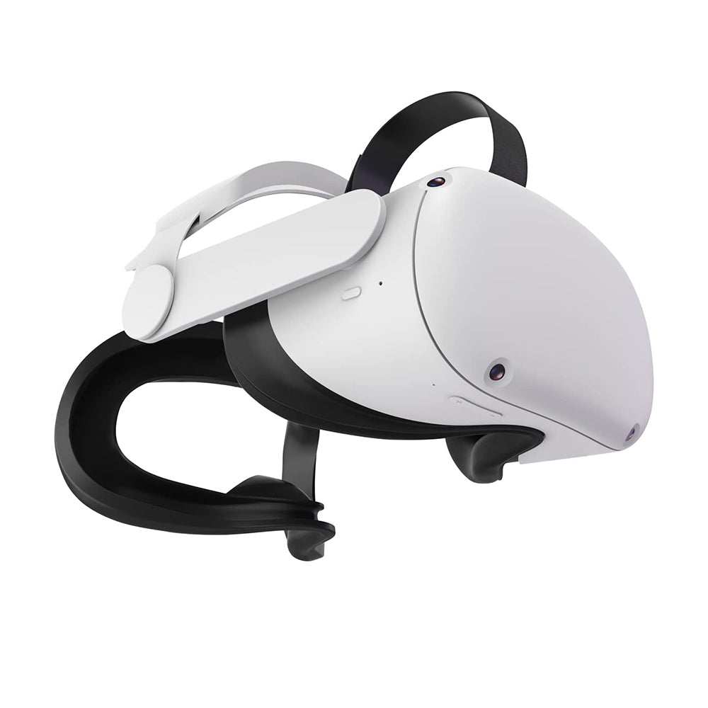 2Pcs VR Silicone Face Cover Pad And Lens Cover With Joystick Cover For Oculus Quest 2