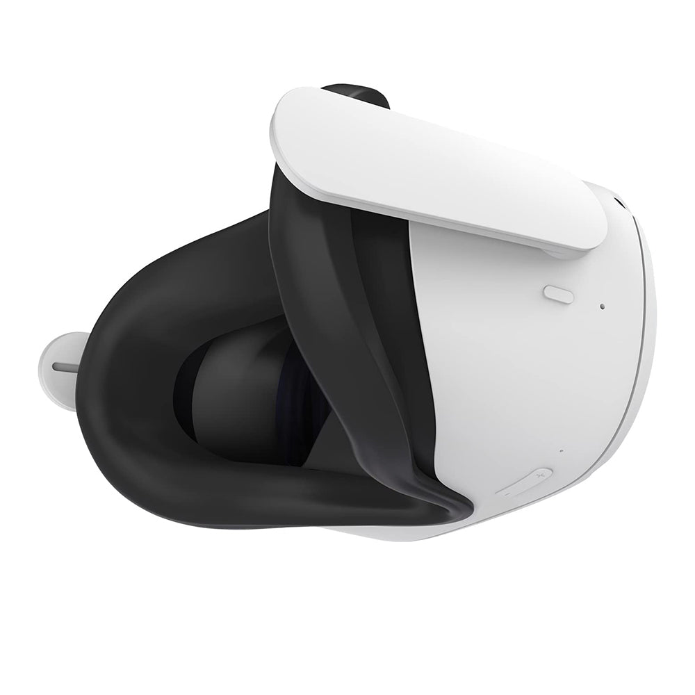 2Pcs VR Silicone Face Cover Pad And Lens Cover With Joystick Cover For Oculus Quest 2
