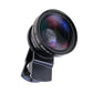 2 in1 Portable37mm 0.45X 49UV Wide Angle Macro Cell Phone Camera Lens Kit