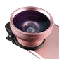 2 in1 Portable37mm 0.45X 49UV Wide Angle Macro Cell Phone Camera Lens Kit