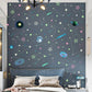 497Pcs Luminous Stars Self-adhesive Kid's Room Wall Stickers