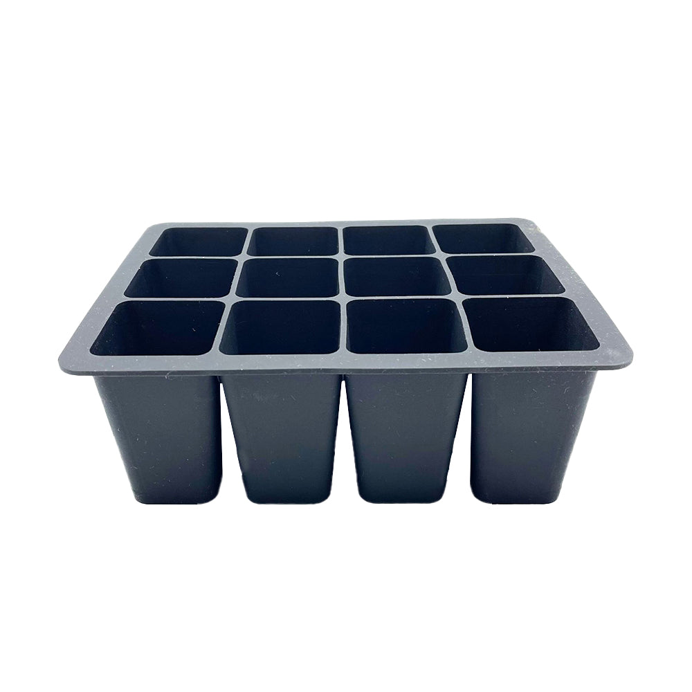 12-Cell Seedling Pots Tray Reusable Silicone Seedling Pot