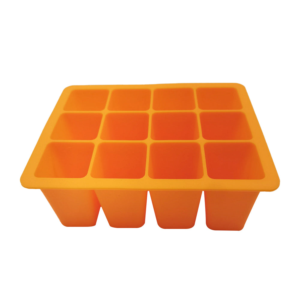 12-Cell Seedling Pots Tray Reusable Silicone Seedling Pot
