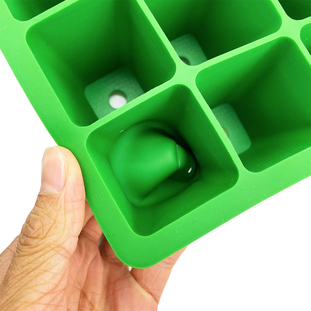 12-Cell Seedling Pots Tray Reusable Silicone Seedling Pot