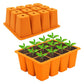 12-Cell Seedling Pots Tray Reusable Silicone Seedling Pot