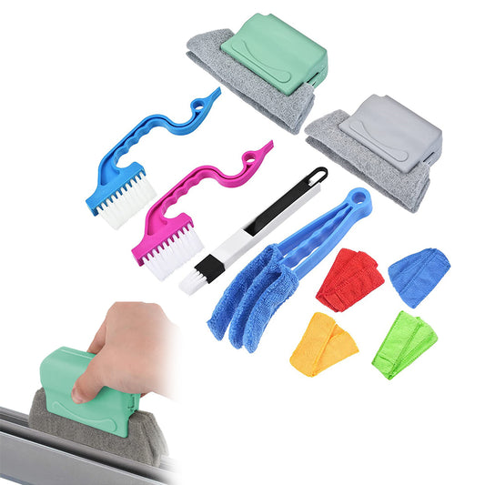 Set of 6Pcs Window Groove Gap Cleaning Brushes