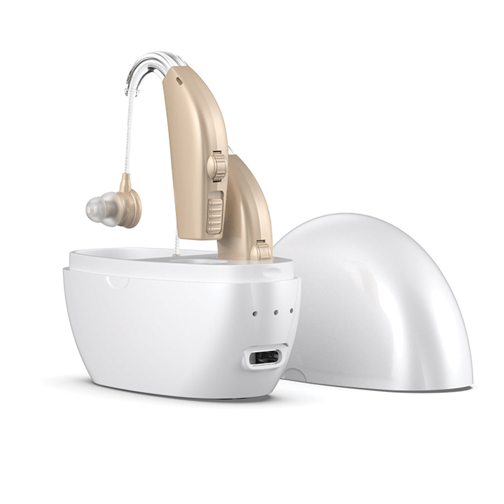 Rechargeable Noise Cancelling Hearing Aids for Seniors