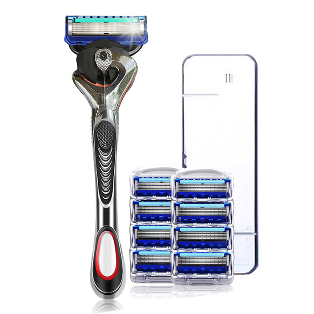 Men's Motion Sphere Razor Set with 8 Razor Blade