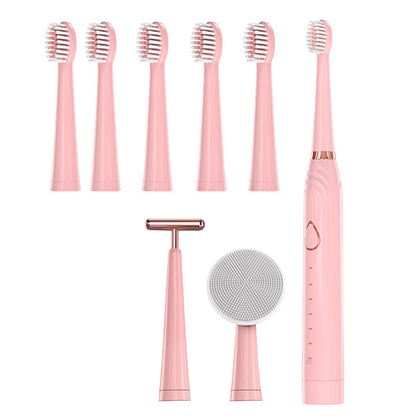 3-in-1 Multifunction Electric Smart Timer & Sonic Cleaning Toothbrush