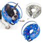 Soft Inflatable Dog Cone Donut Cone for Dogs with Enhanced Anti Licking Baffle