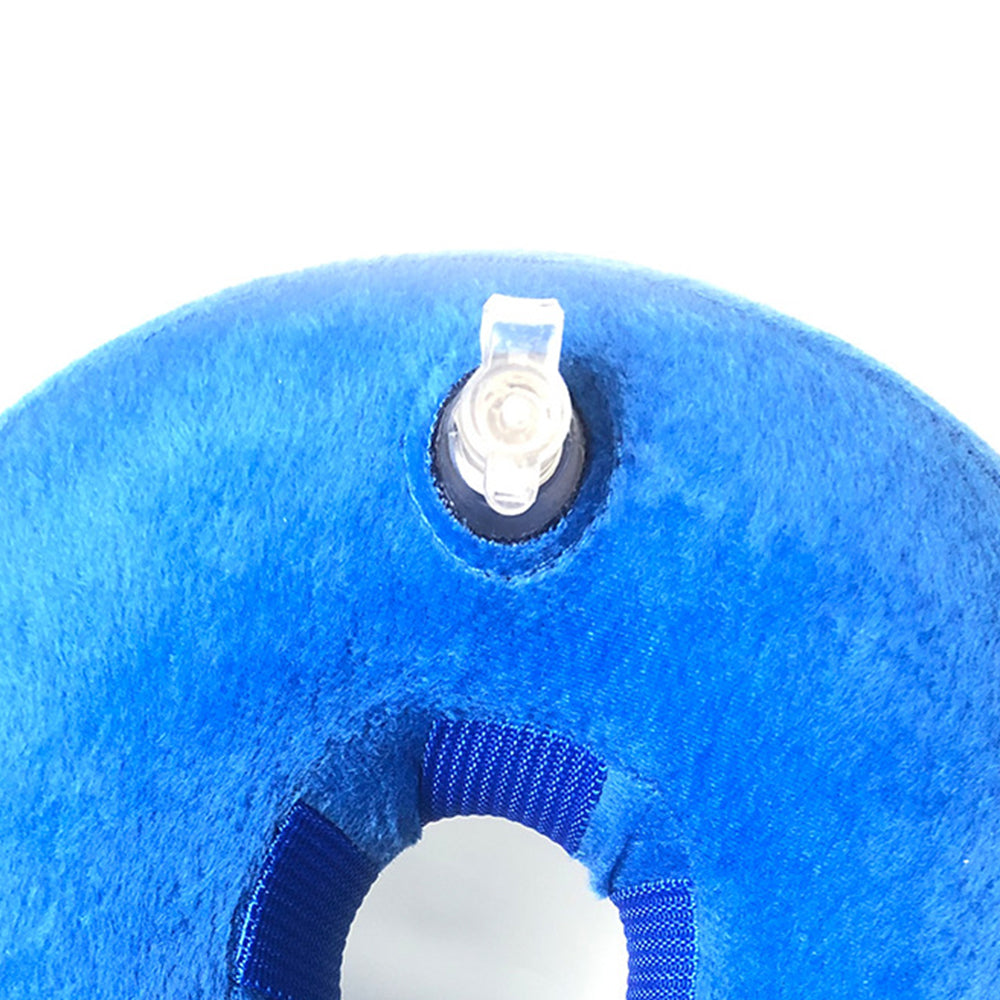 Soft Inflatable Dog Cone Donut Cone for Dogs with Enhanced Anti Licking Baffle