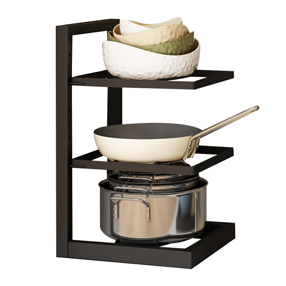 Kitchen Pot Frying Pan Storage Rack Organizer Cookware Shelf Holder 2/3/4 Tier