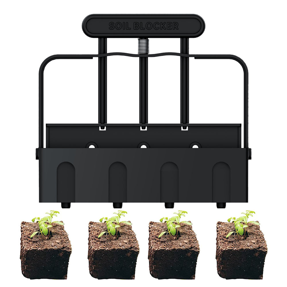 Soil Block Maker with Comfort-Grip Handle