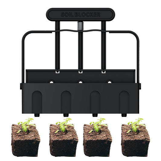 Soil Block Maker with Comfort-Grip Handle