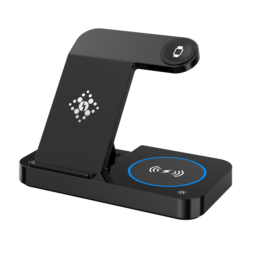 3 In 1  USB Plug Wireless Charging Station for Samsung iPhone Apple Watch