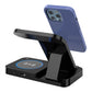 2Pcs 3 In 1 USB Wireless Charging Station for Samsung iPhone Apple Watch