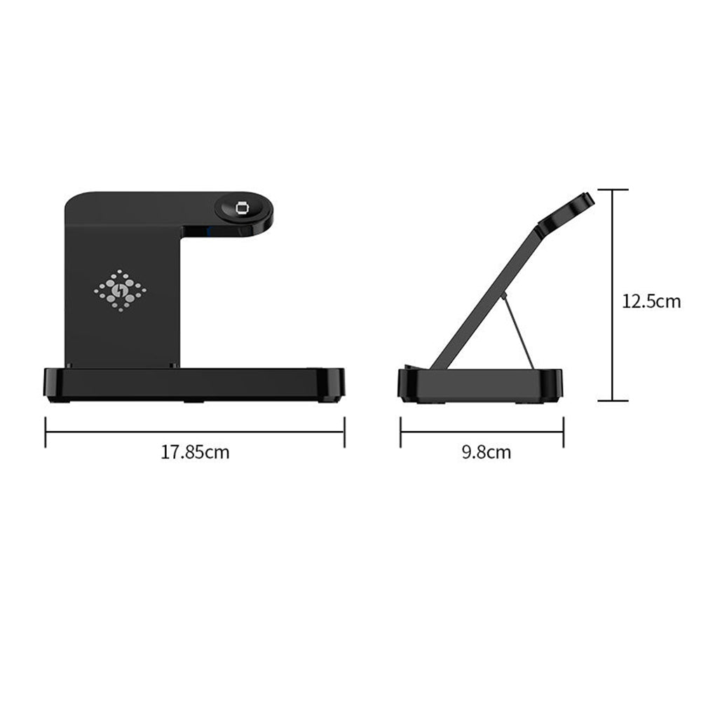 3 In 1  USB Plug Wireless Charging Station for Samsung iPhone Apple Watch