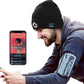 Wireless Bluetooth Beanie Hat with Head Light Wireless Stereo Headphone