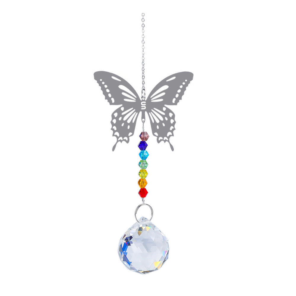 Artificial Glass Prism Suncatcher Rainbow Maker-Butterfly