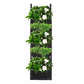 7 Pocket Wall Hanging Planting Bag Vertical Flower Grow Pouch Planter -Green