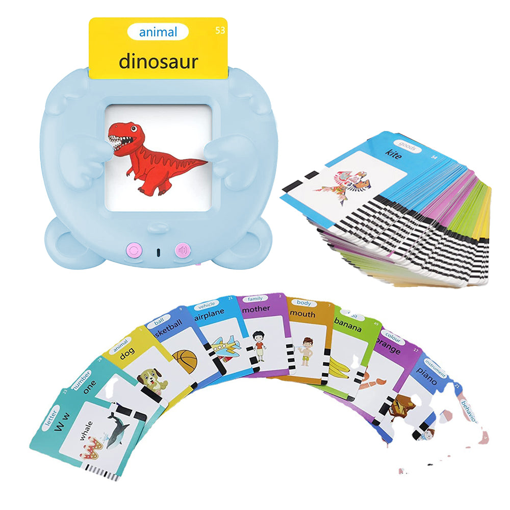 112/255Pcs Sight Words Talking Toddler Toys Flash Cards with 1 Card Reader