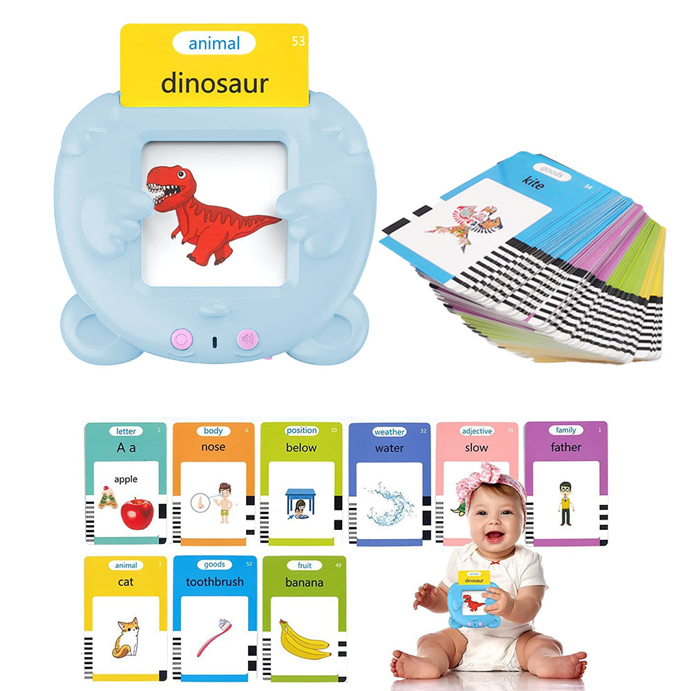 112/255Pcs Sight Words Talking Toddler Toys Flash Cards with 1 Card Reader