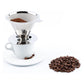 Stainless Steel Portable Drip Cone Pour-Over Coffee Metal Fine Mesh Coffee Filter