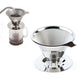 Stainless Steel Portable Drip Cone Pour-Over Coffee Metal Fine Mesh Coffee Filter