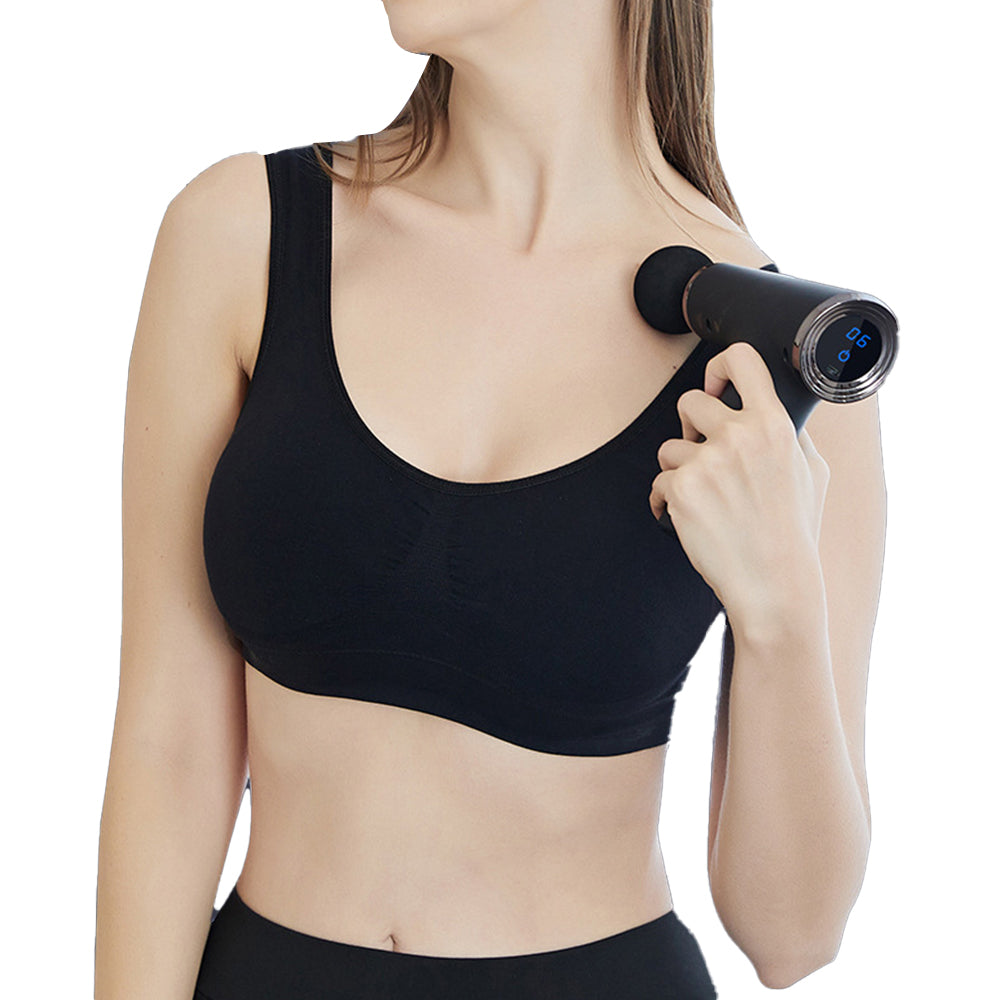 Portable Muscle Massage Gun for Back Neck Muscle Relieve with 4 Massage Heads