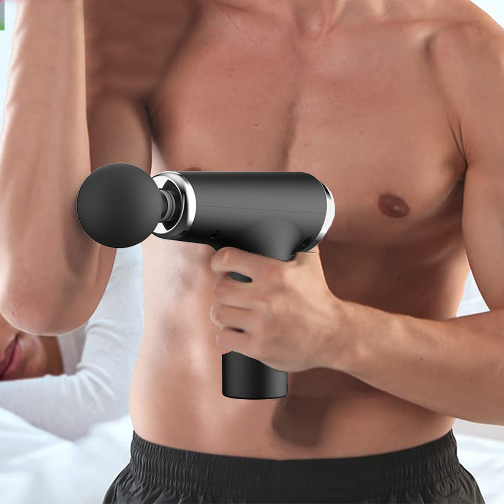 Portable Muscle Massage Gun for Back Neck Muscle Relieve with 4 Massage Heads