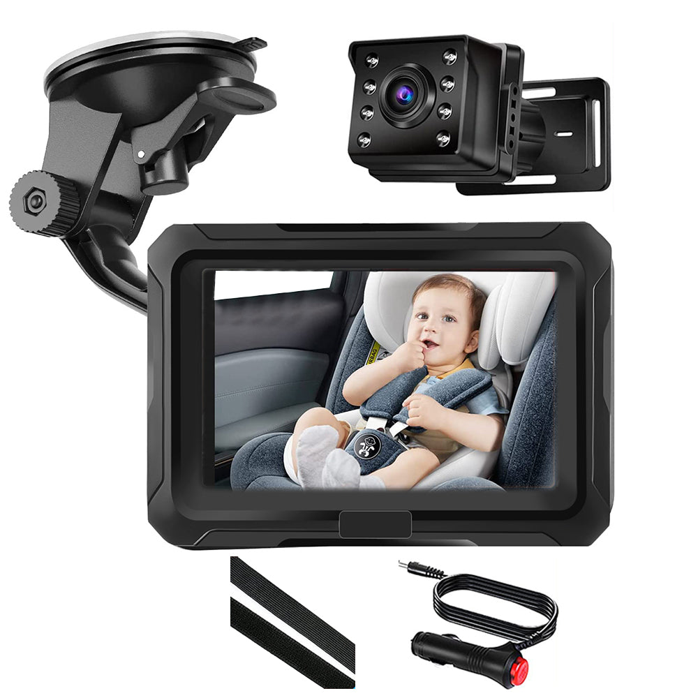 1080P HD Car Seat Rear Camera Monitor with Night Vision