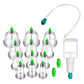 12Pcs Vacuum Cupping Cup Set Massage Kit Acupuncture Suction Massager Therapy
