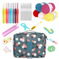 Set of 58Pcs Crochet Hooks Kit with Storage Bag for Beginners