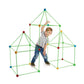 121Pcs Kids Fort Building DIY Castles 3D Play Toy Kits