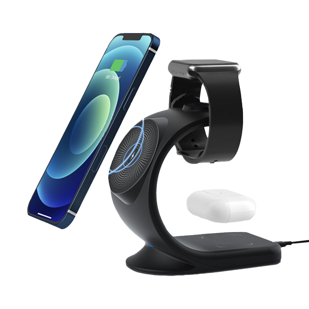 3 in 1 USB Plug Wireless Charging Station for Phone Apple Watch