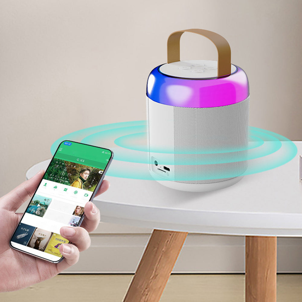 Portable Mini Karaoke Machine with 2 Wireless Microphones