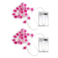 2Pcs 30LEDs Battery Operated Cherry Blossom String Lights