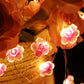 2Pcs 30LEDs Battery Operated Cherry Blossom String Lights