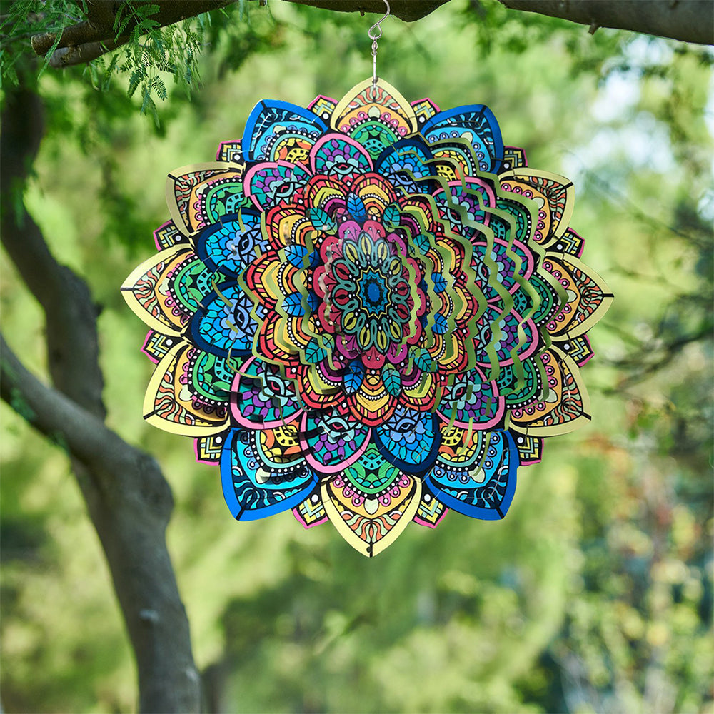 Kinetic 3D Sun Catch Hanging Wind Chimes