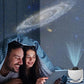 Starry Sky Galaxy Projector Nightlight for Bedroom with 12 Sheets of Film