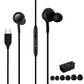 2Pcs Earbuds In-Ear Earbud Wired Headphones with Remote and Mic for SAMSUNG