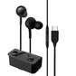 2Pcs Earbuds In-Ear Earbud Wired Headphones with Remote and Mic for SAMSUNG