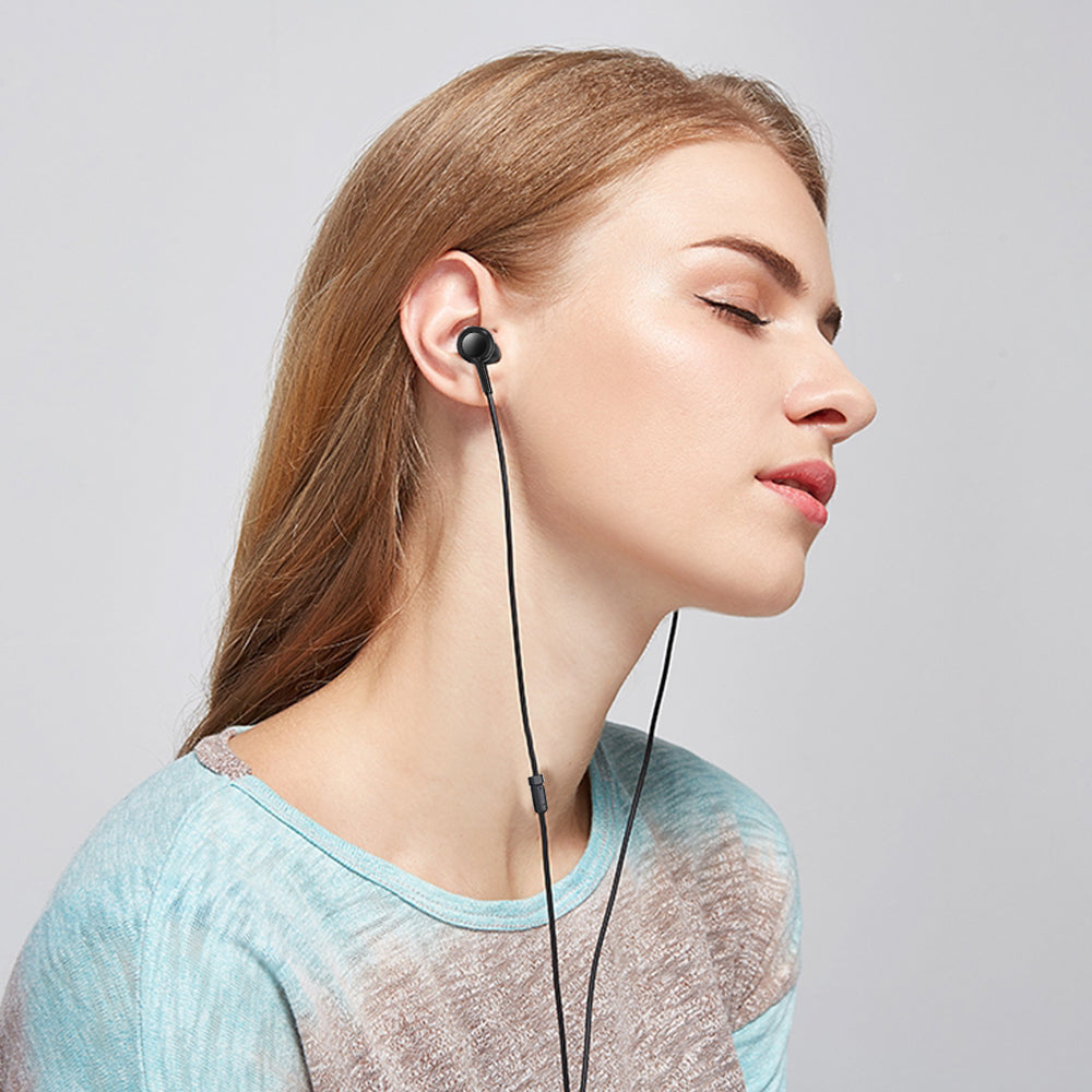 2Pcs Earbuds In-Ear Earbud Wired Headphones with Remote and Mic for SAMSUNG