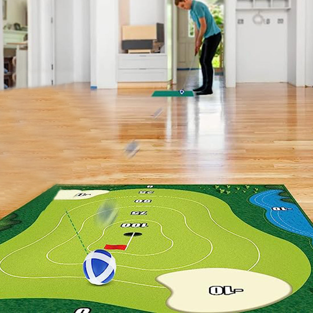Chipping Golf Game Training Mat Set