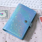 A6 PU Leather Budget Planning Notebook with Cash Pockets Sheets