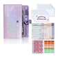 A6 PU Leather Budget Planning Notebook with Cash Pockets Sheets