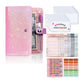 A6 PU Leather Budget Planning Notebook with Cash Pockets Sheets